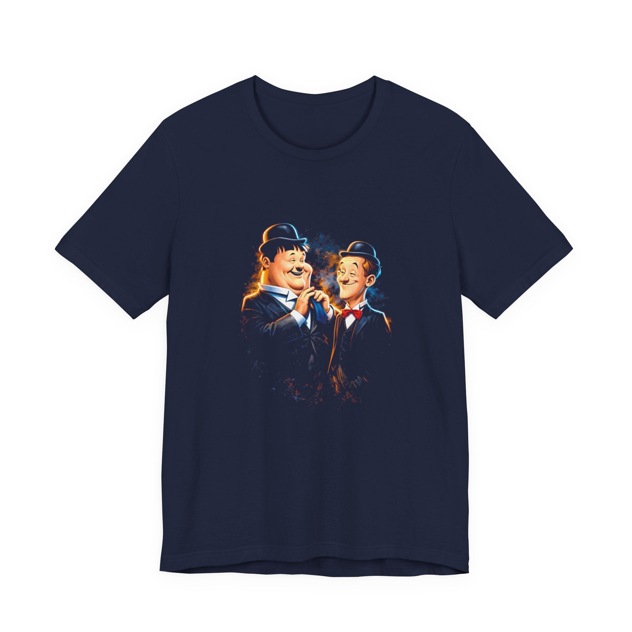 Vintage Cartoon Laurel & Hardy Unisex T-Shirt - POPvault