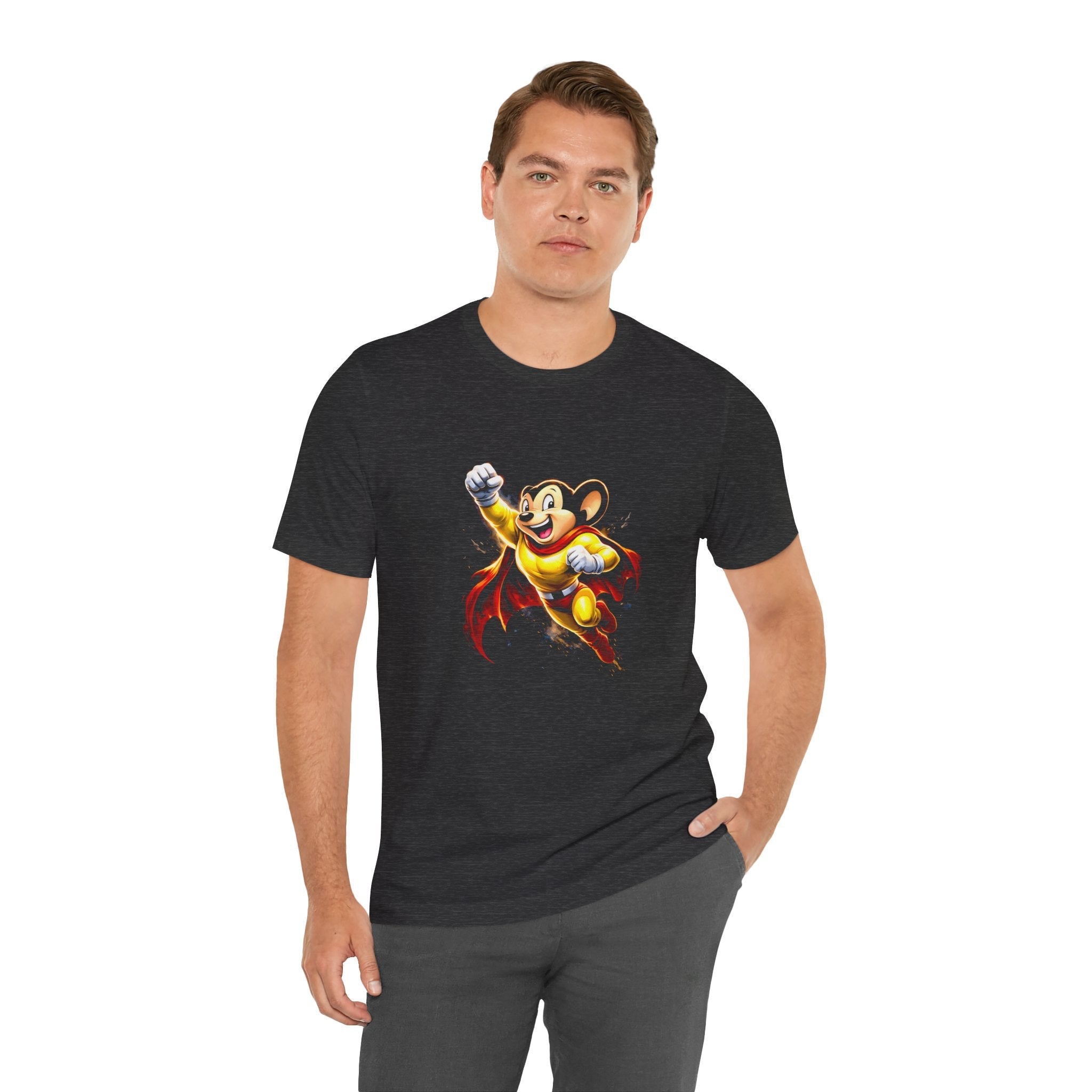 Vintage Cartoon Mighty Mouse Unisex T-Shirt - POPvault