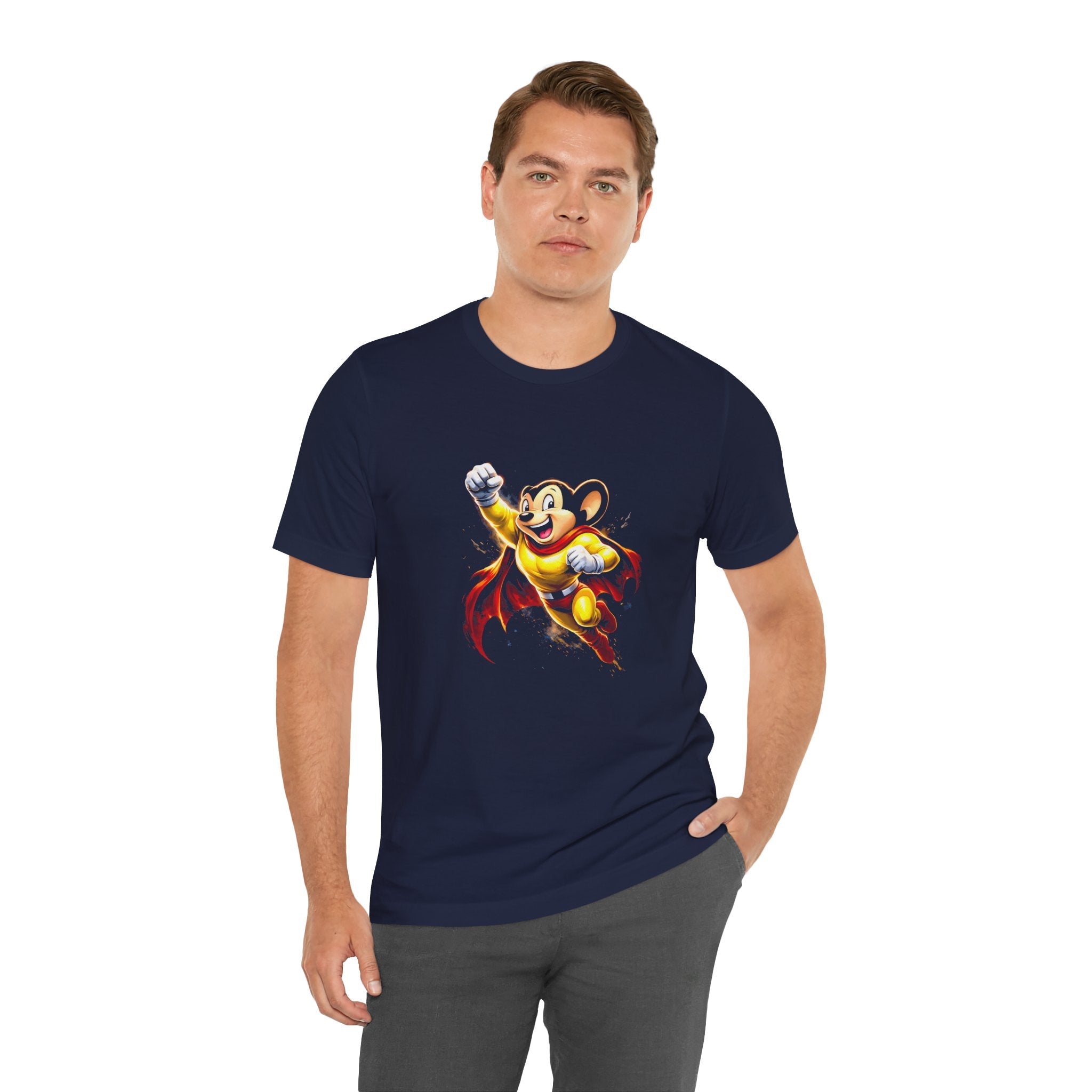 Vintage Cartoon Mighty Mouse Unisex T-Shirt - POPvault