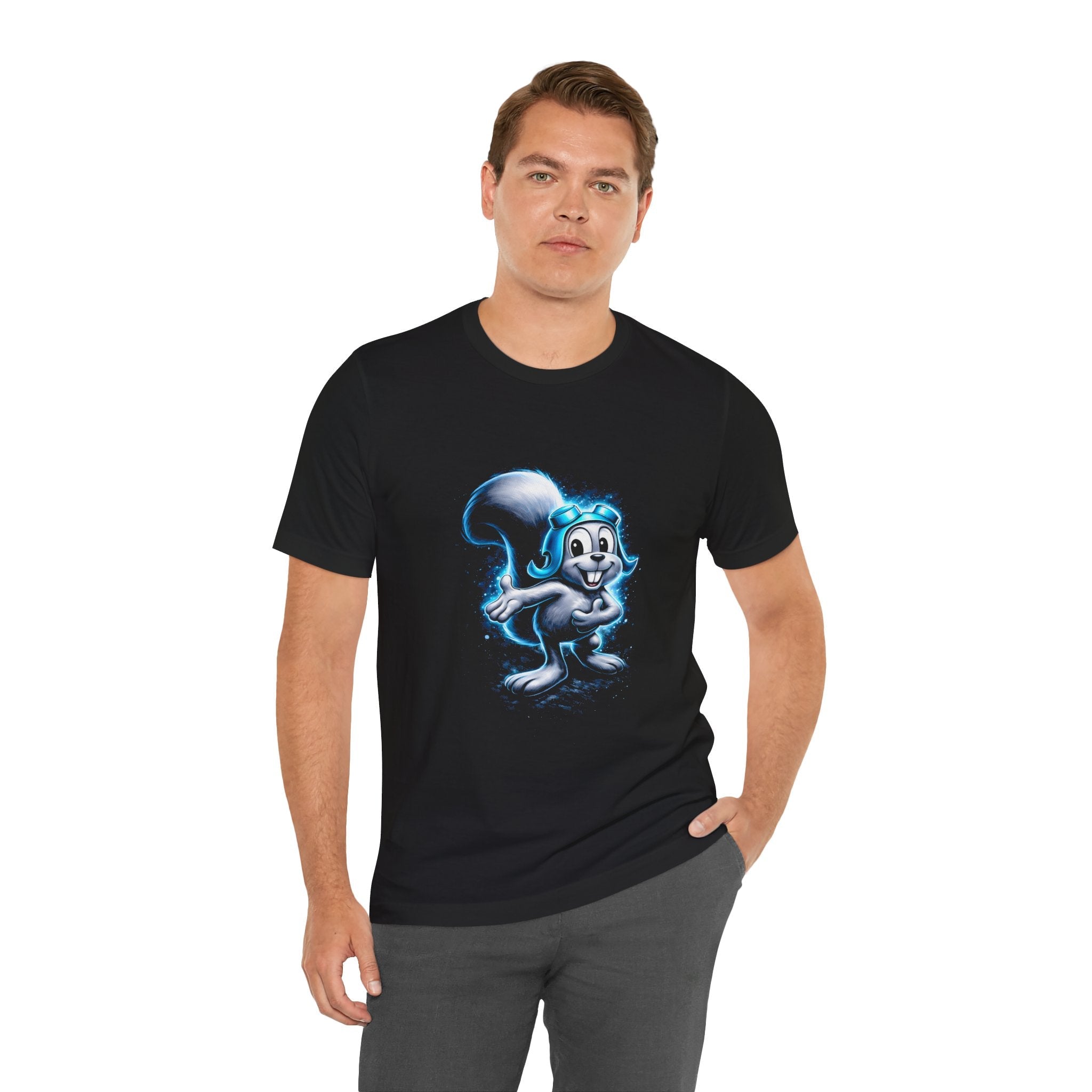 Vintage Cartoon Rocky Squirrel Unisex T-Shirt - POPvault
