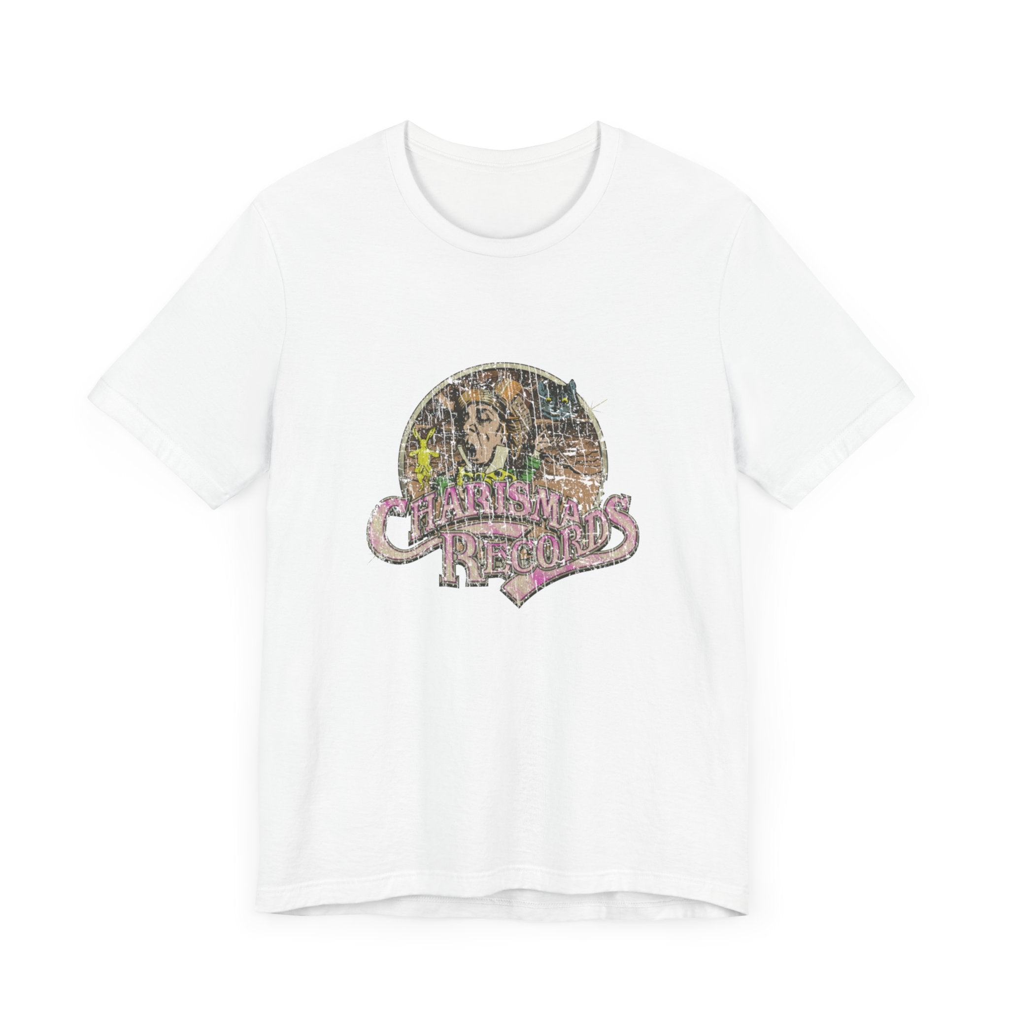 Vintage Charisma Records Label Logo Unisex Jersey Short Sleeve T-Shirt - POPvault