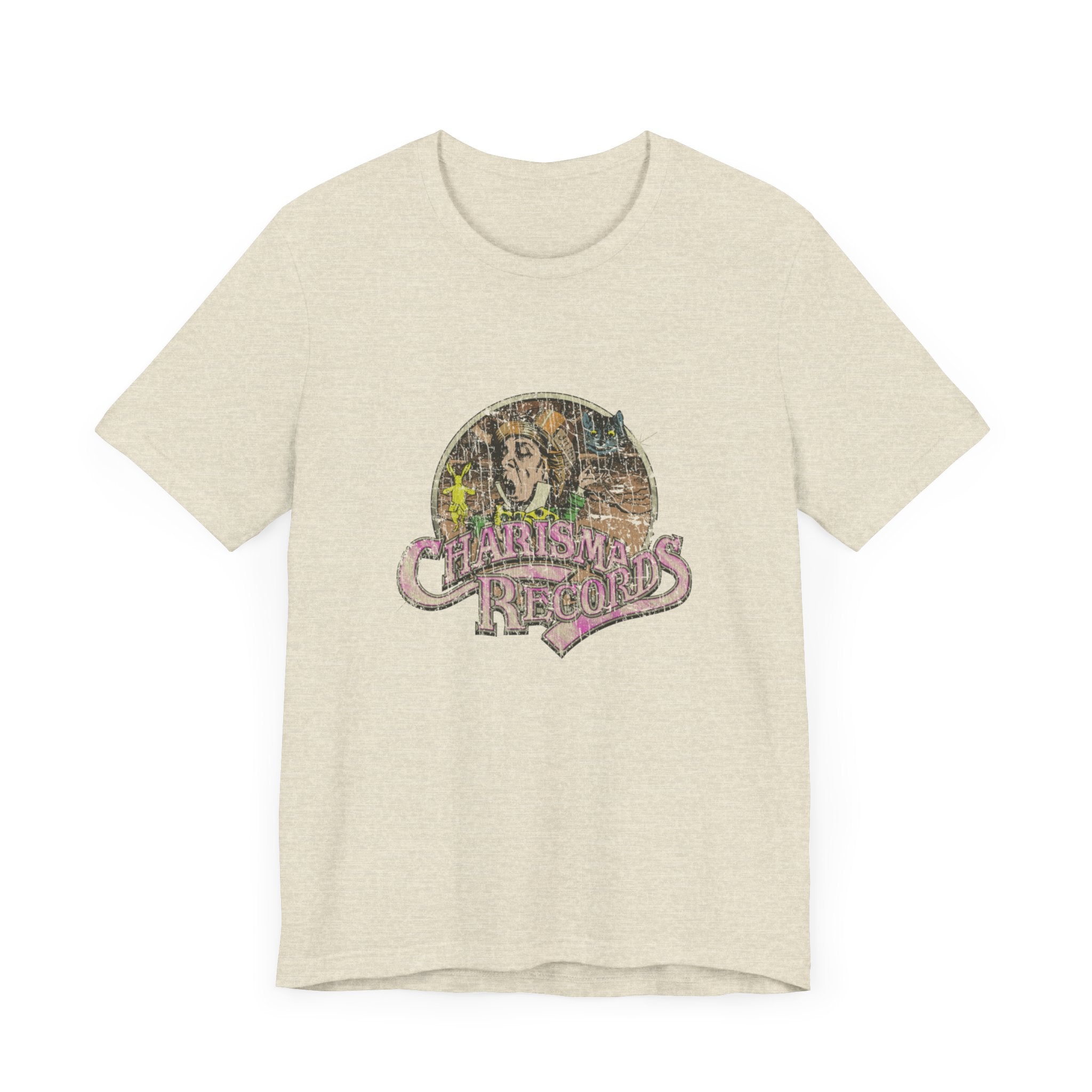 Vintage Charisma Records Label Logo Unisex Jersey Short Sleeve T-Shirt - POPvault