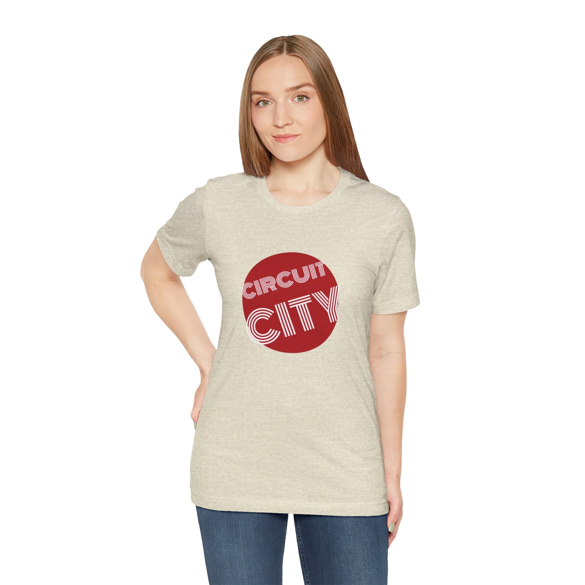 Vintage Circuit City Logo Unisex Jersey Short Sleeve T-Shirt - POPvault