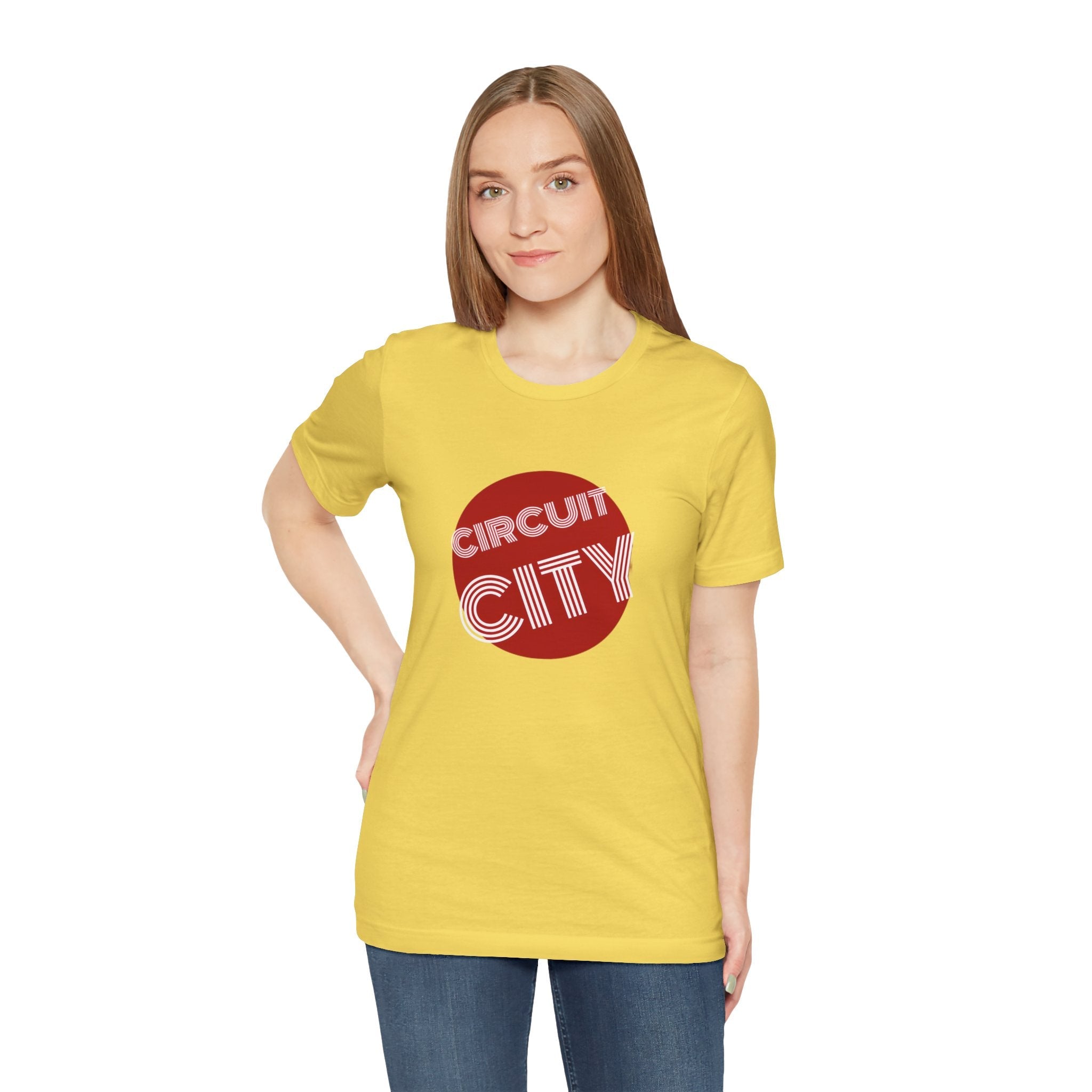 Vintage Circuit City Logo Unisex Jersey Short Sleeve T-Shirt - POPvault