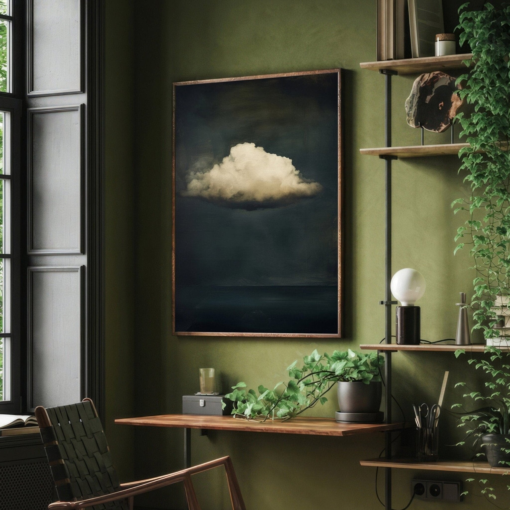 Vintage Cloud Canvas Art Print - POPvault