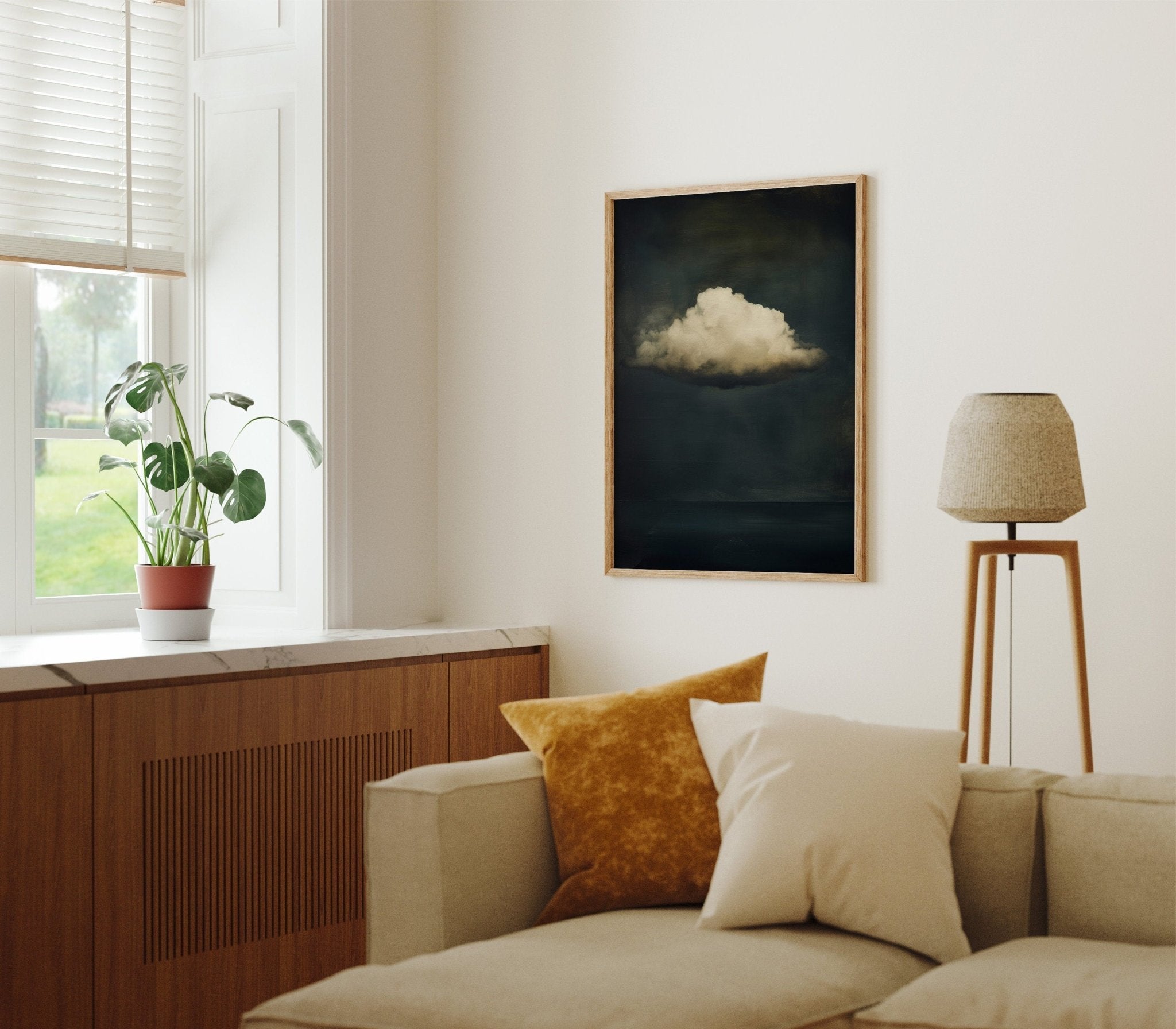 Vintage Cloud Canvas Art Print - POPvault