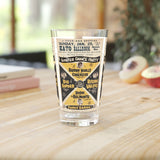 Vintage Concert Poster 16 Oz. Pint Glass — Featuring Buddy Holly, Big Bopper, Richie Valens, Dion At The Mankato Kato Ballroom - POPvault
