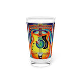 Vintage Concert Poster 16 Oz. Pint Glass — Featuring Crosby, Stills, and Nash At The Fillmore 1998 - POPvault