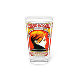 Vintage Concert Poster 16 Oz. Pint Glass — Featuring David Bowie At The Oakland Coliseum - POPvault
