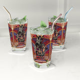 Vintage Concert Poster 16 Oz. Pint Glass — Featuring Kiss At The San Diego Sports Arena 2009 - POPvault