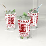 Vintage Concert Poster 16 Oz. Pint Glass — Featuring The Beatles At The Washington Sports Arena 1964 - POPvault