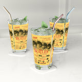 Vintage Concert Poster 16 Oz. Pint Glass — Featuring The Beatles Show 1965 - POPvault