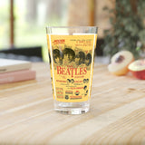 Vintage Concert Poster 16 Oz. Pint Glass — Featuring The Beatles Show 1965 - POPvault