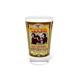 Vintage Concert Poster 16 Oz. Pint Glass — Featuring The Doors, Iron Butterfly At The Berkely Community Theatre - POPvault