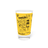 Vintage Concert Poster 16 Oz. Pint Glass — Featuring Van Halen At Duarte California Barnacle Bills - POPvault