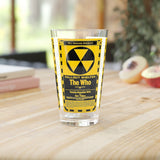 Vintage Concert Poster 16 Oz. Pint Glass — Featuring Who At The San Francisco Cow Palace - POPvault