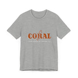 Vintage Coral Records Label Logo Unisex Jersey Short Sleeve T-Shirt - POPvault