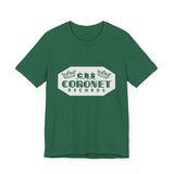 Vintage Coronet Records Label Logo Unisex Jersey Short Sleeve T-Shirt - POPvault