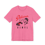 Vintage Delicious Vinyl Records Label Logo Unisex Jersey Short Sleeve T-Shirt - POPvault
