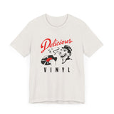 Vintage Delicious Vinyl Records Label Logo Unisex Jersey Short Sleeve T-Shirt - POPvault