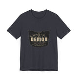 Vintage Demon Records Label Logo Unisex Jersey Short Sleeve T-Shirt - POPvault