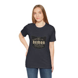 Vintage Demon Records Label Logo Unisex Jersey Short Sleeve T-Shirt - POPvault