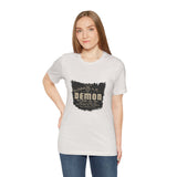 Vintage Demon Records Label Logo Unisex Jersey Short Sleeve T-Shirt - POPvault