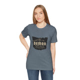 Vintage Demon Records Label Logo Unisex Jersey Short Sleeve T-Shirt - POPvault