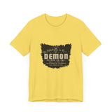 Vintage Demon Records Label Logo Unisex Jersey Short Sleeve T-Shirt - POPvault