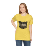 Vintage Demon Records Label Logo Unisex Jersey Short Sleeve T-Shirt - POPvault