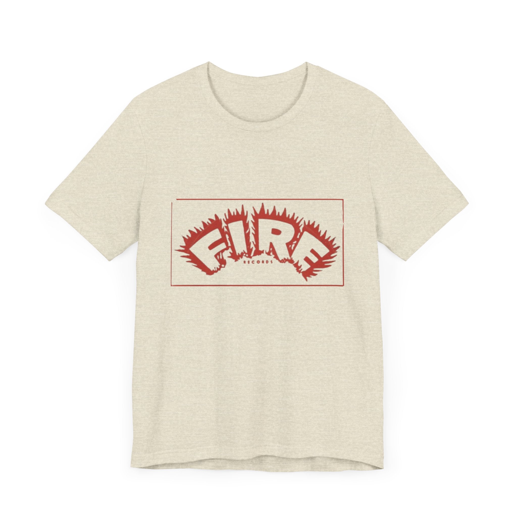 Vintage Fire Records Label Logo Unisex Jersey Short Sleeve T-Shirt - POPvault