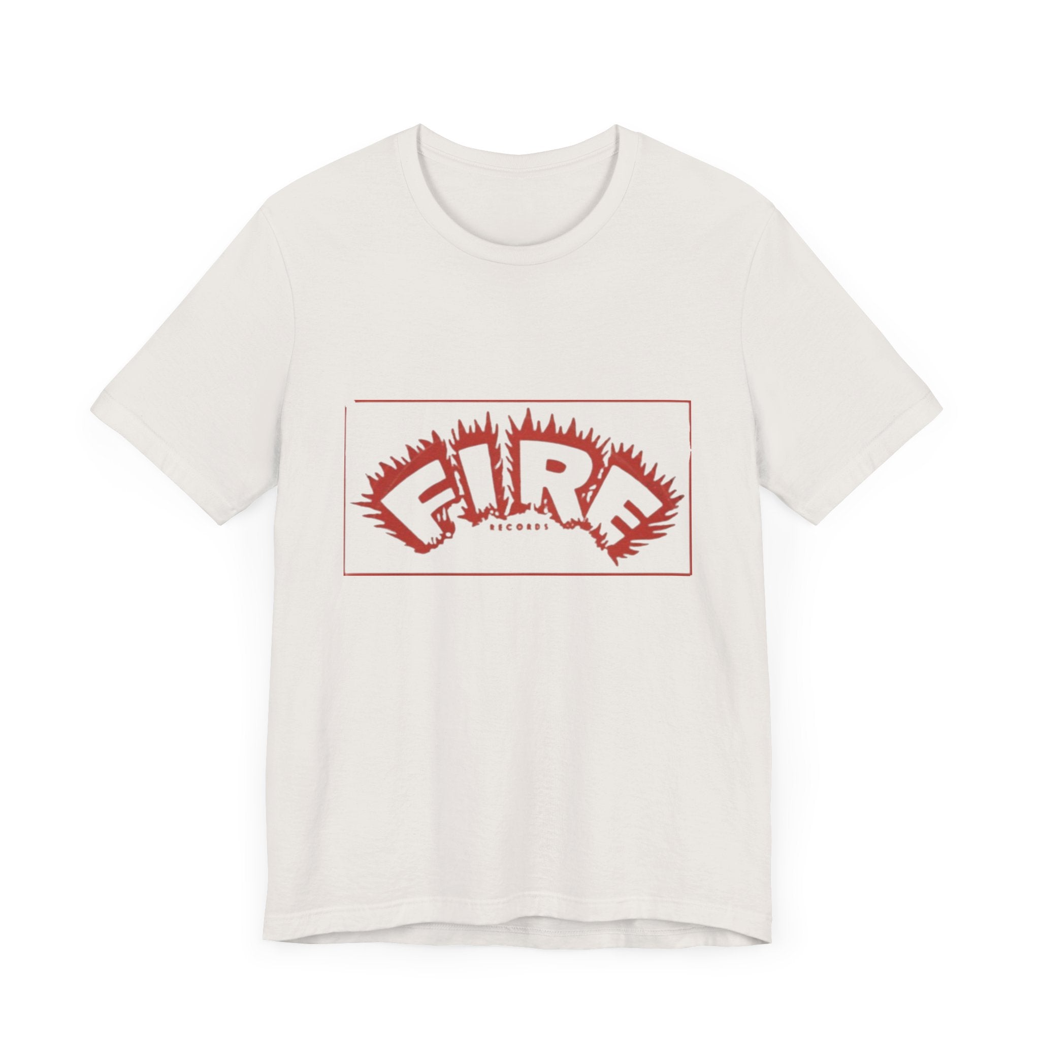 Vintage Fire Records Label Logo Unisex Jersey Short Sleeve T-Shirt - POPvault