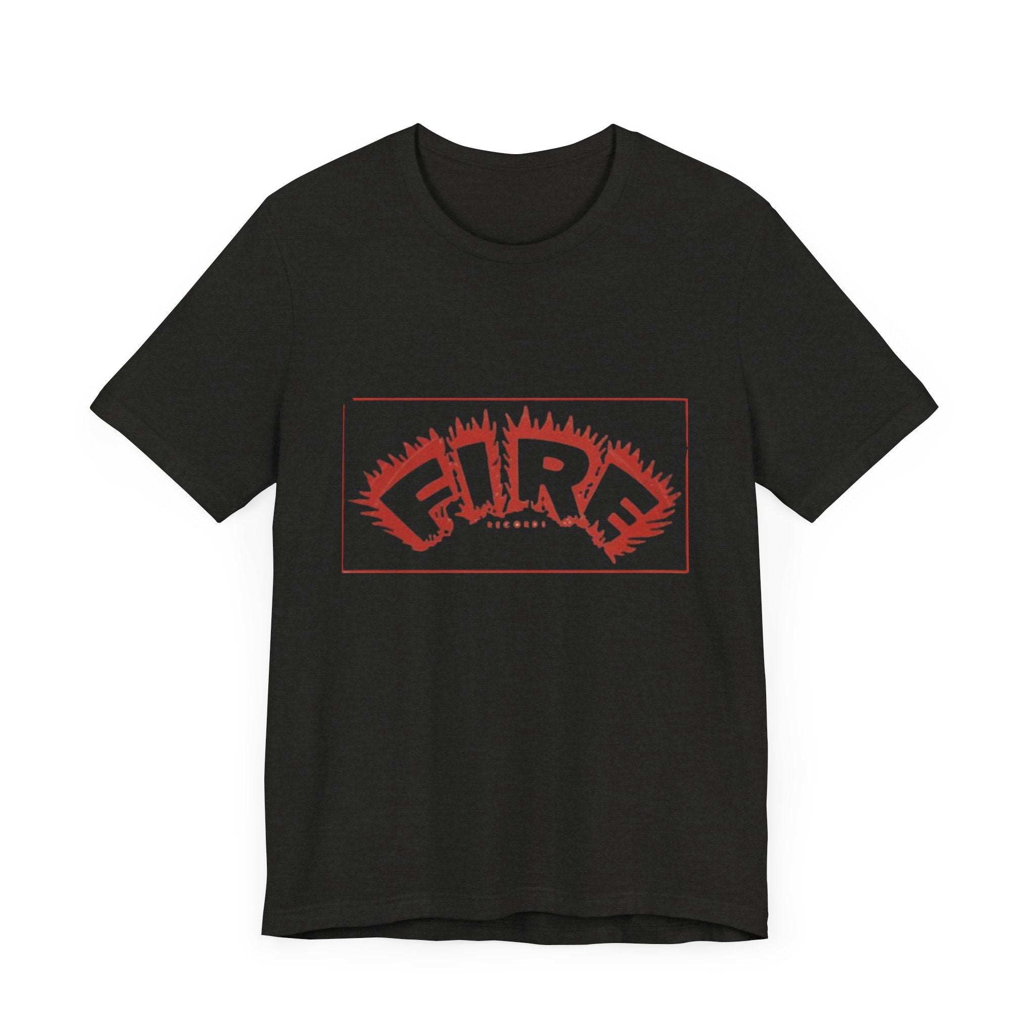 Vintage Fire Records Label Logo Unisex Jersey Short Sleeve T-Shirt - POPvault