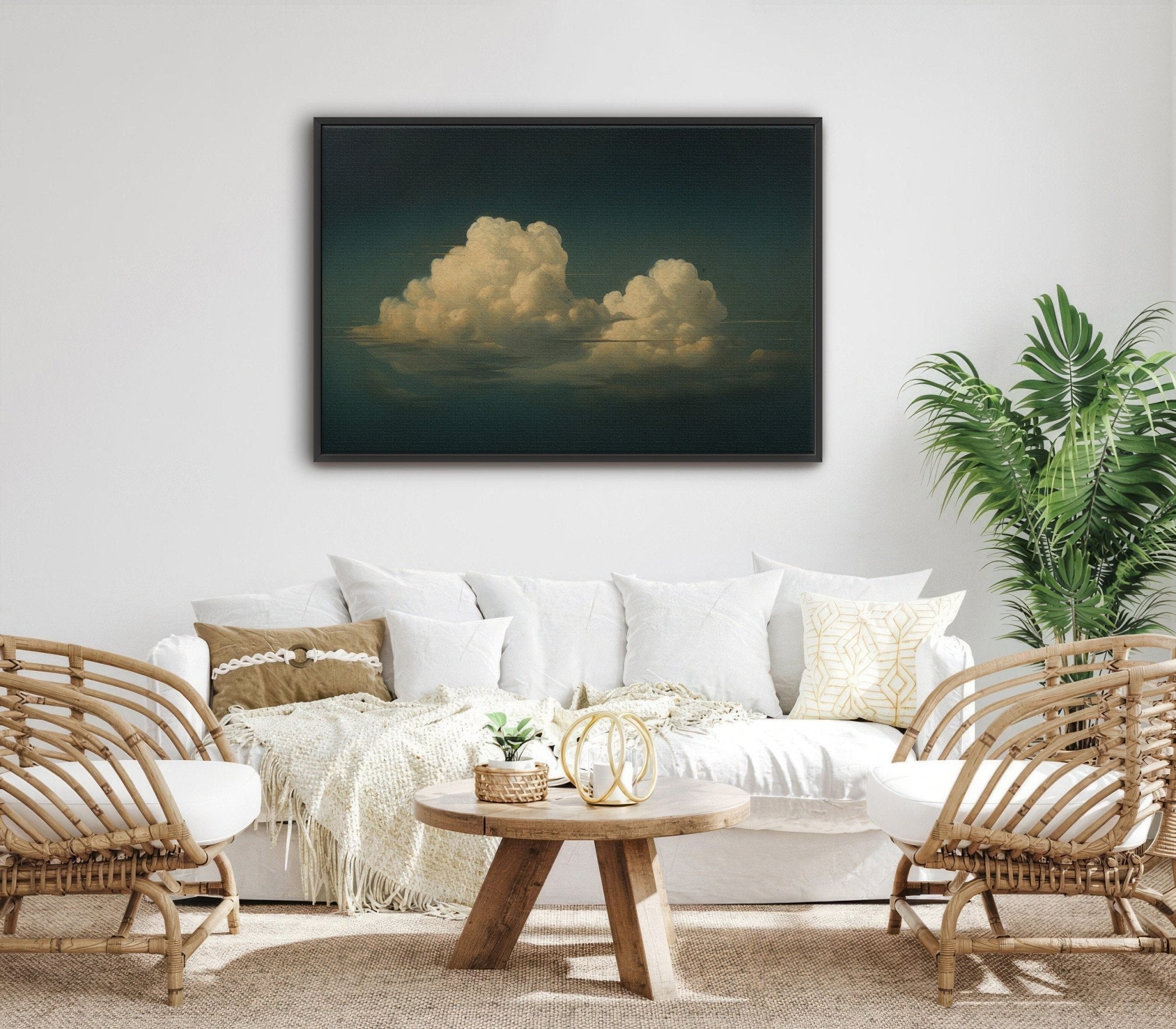 Vintage Floating Moody Cloud Print - POPvault