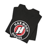 Vintage Harmony House Record Store Logo Unisex Jersey Short Sleeve T-Shirt - POPvault