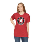 Vintage Harmony House Record Store Logo Unisex Jersey Short Sleeve T-Shirt - POPvault