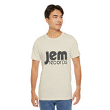 Vintage Jem Records Label Logo Unisex Jersey Short Sleeve T-Shirt - POPvault