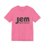 Vintage Jem Records Label Logo Unisex Jersey Short Sleeve T-Shirt - POPvault