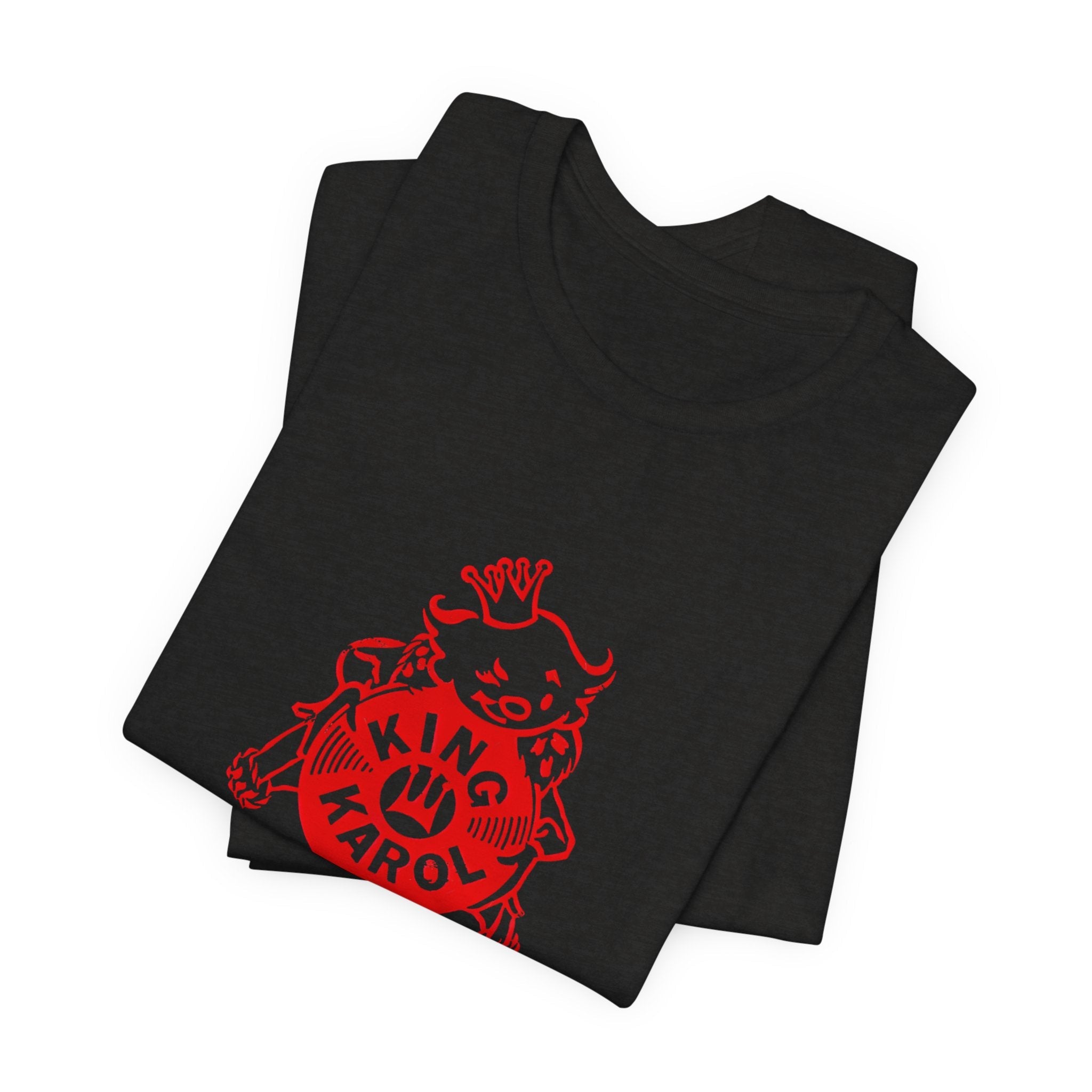 Vintage King Karol Record Store Logo Unisex Jersey Short Sleeve T-Shirt - POPvault