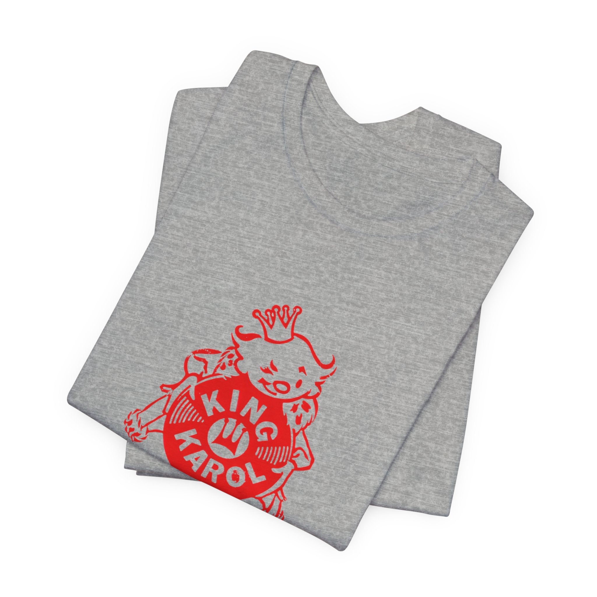 Vintage King Karol Record Store Logo Unisex Jersey Short Sleeve T-Shirt - POPvault