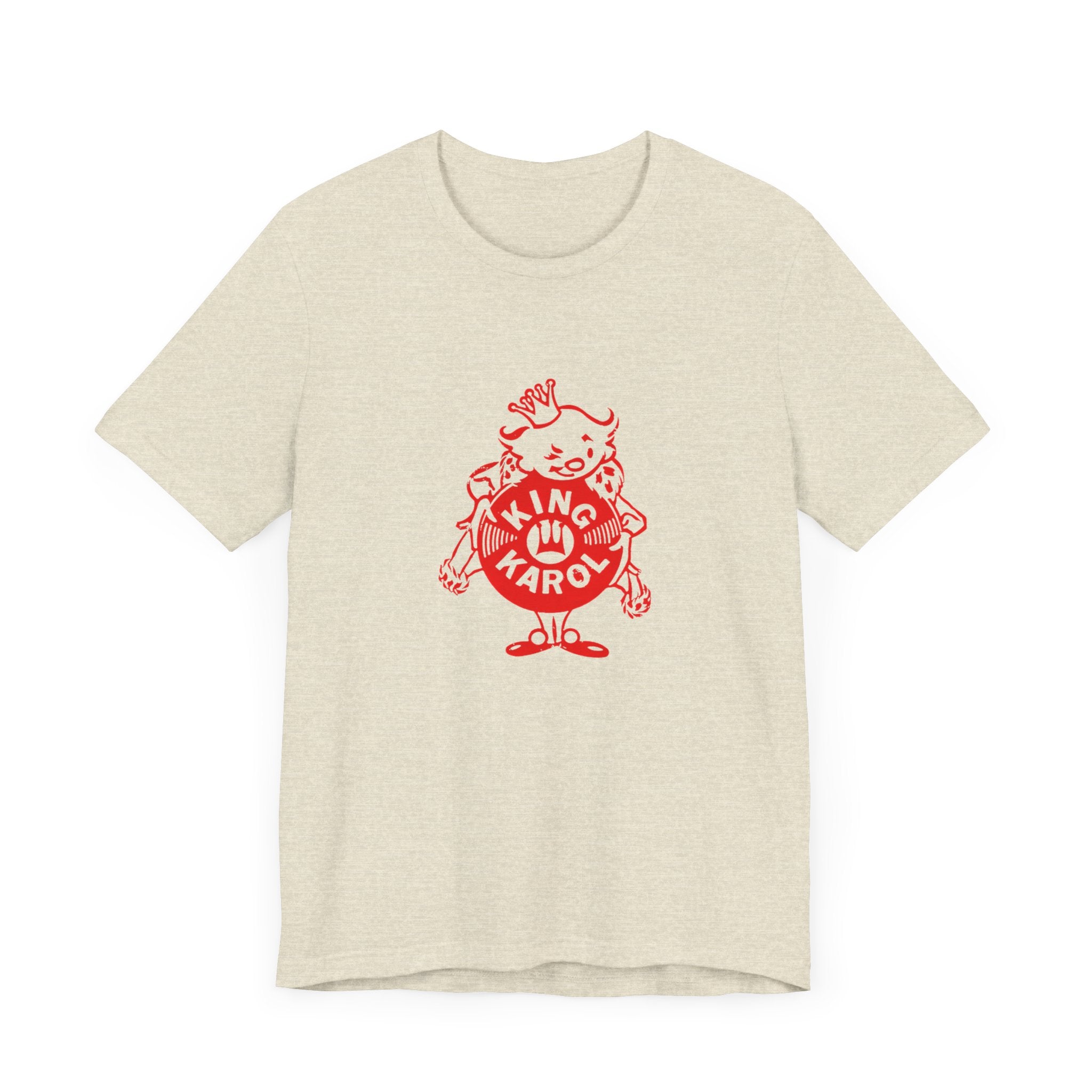 Vintage King Karol Record Store Logo Unisex Jersey Short Sleeve T-Shirt - POPvault