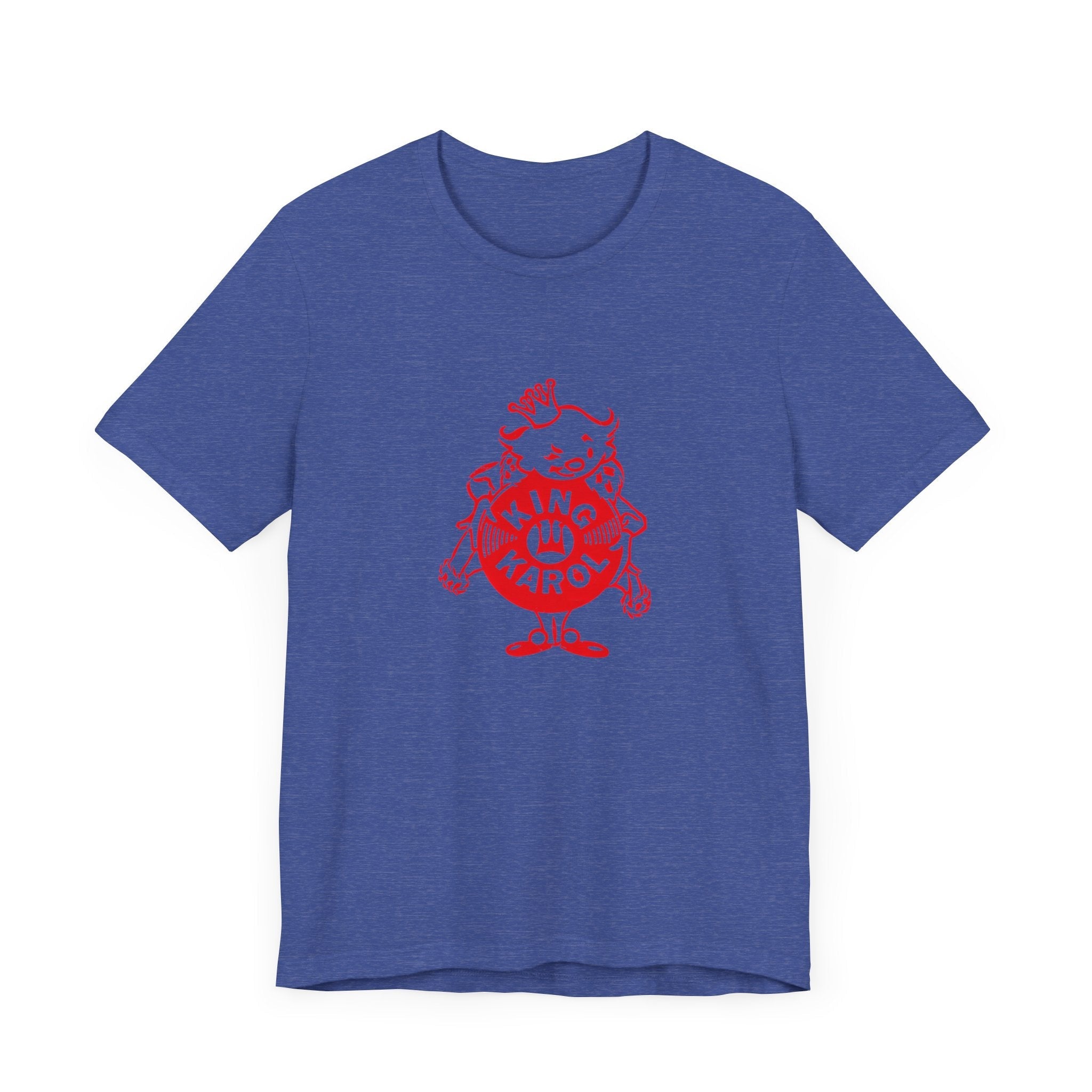 Vintage King Karol Record Store Logo Unisex Jersey Short Sleeve T-Shirt - POPvault