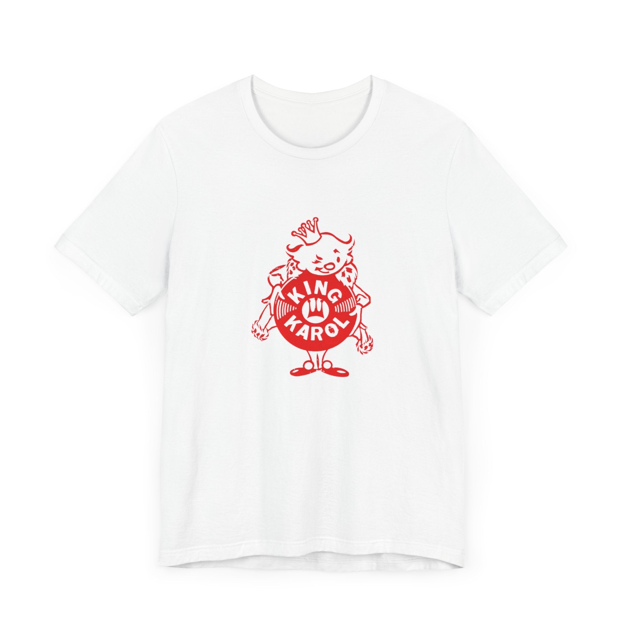Vintage King Karol Record Store Logo Unisex Jersey Short Sleeve T-Shirt - POPvault