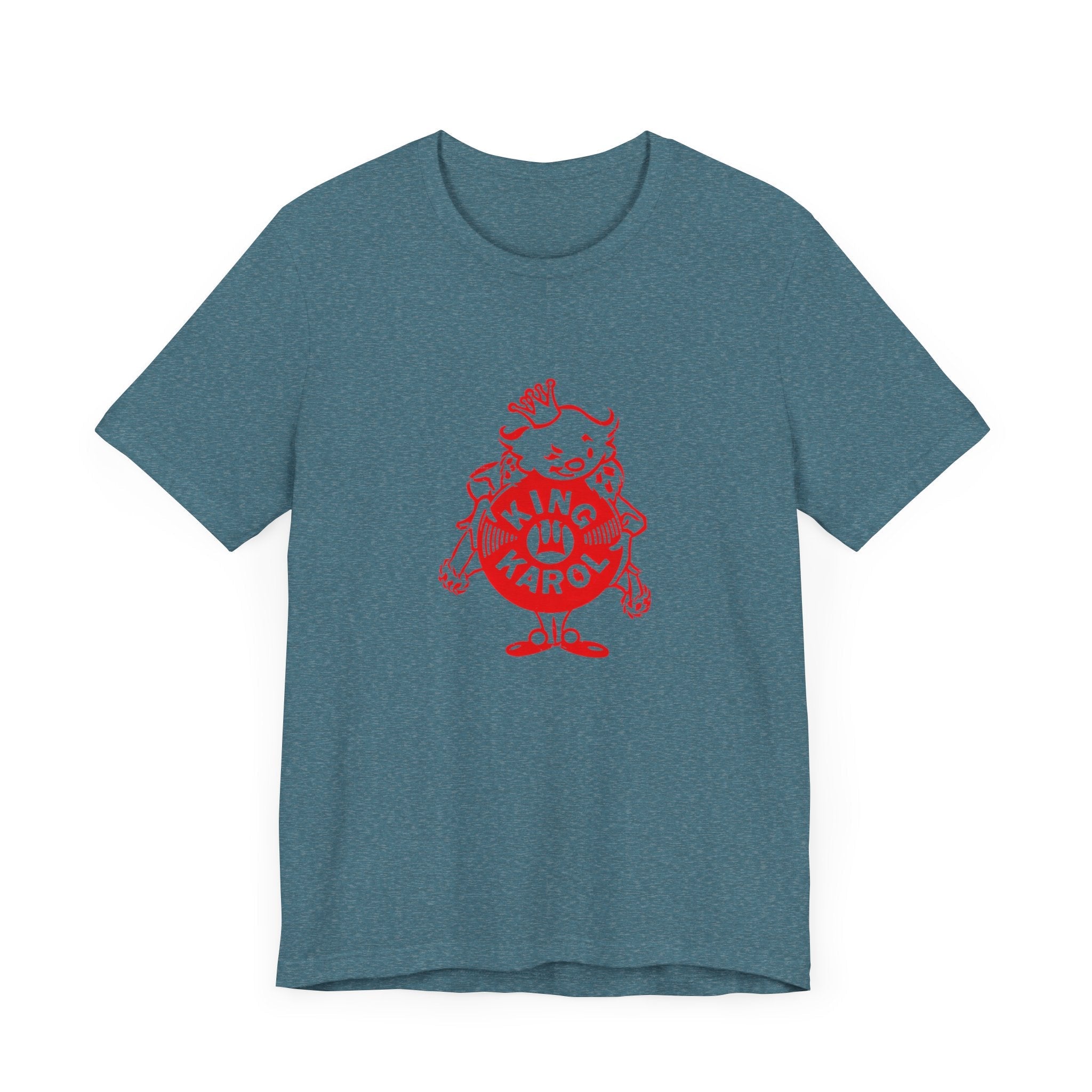Vintage King Karol Record Store Logo Unisex Jersey Short Sleeve T-Shirt - POPvault
