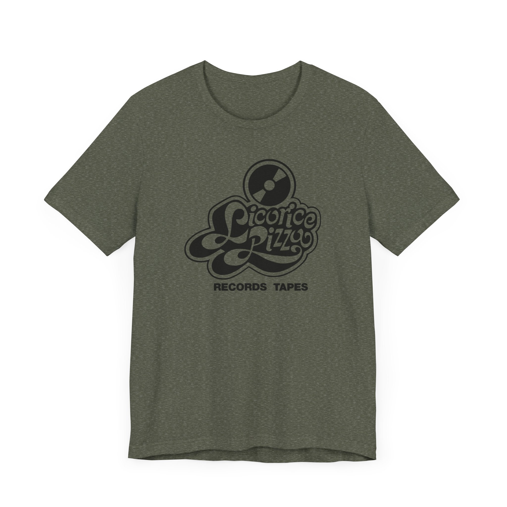 Vintage Licorice Pizza Record & Tapes Store Logo Unisex Jersey Short Sleeve T-Shirt - POPvault
