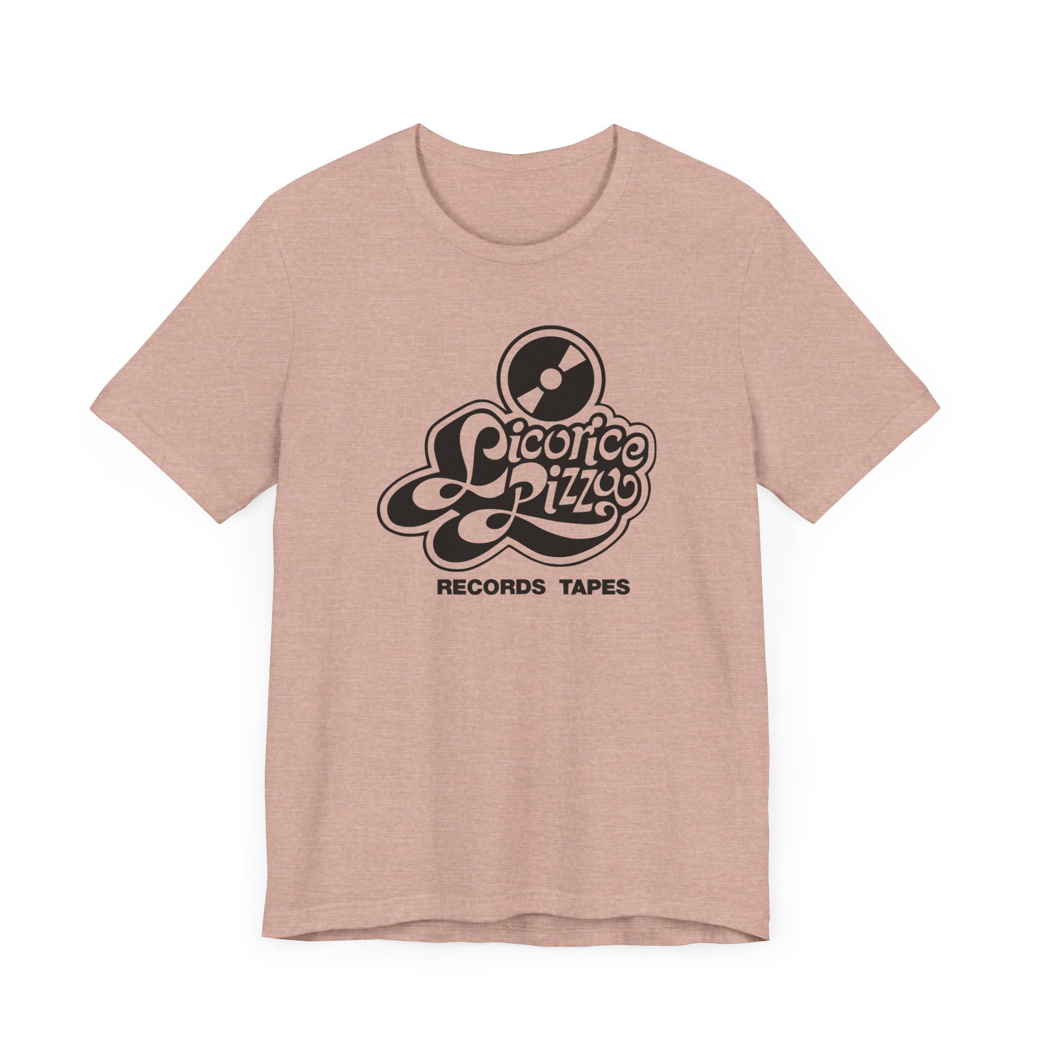 Vintage Licorice Pizza Record & Tapes Store Logo Unisex Jersey Short Sleeve T-Shirt - POPvault