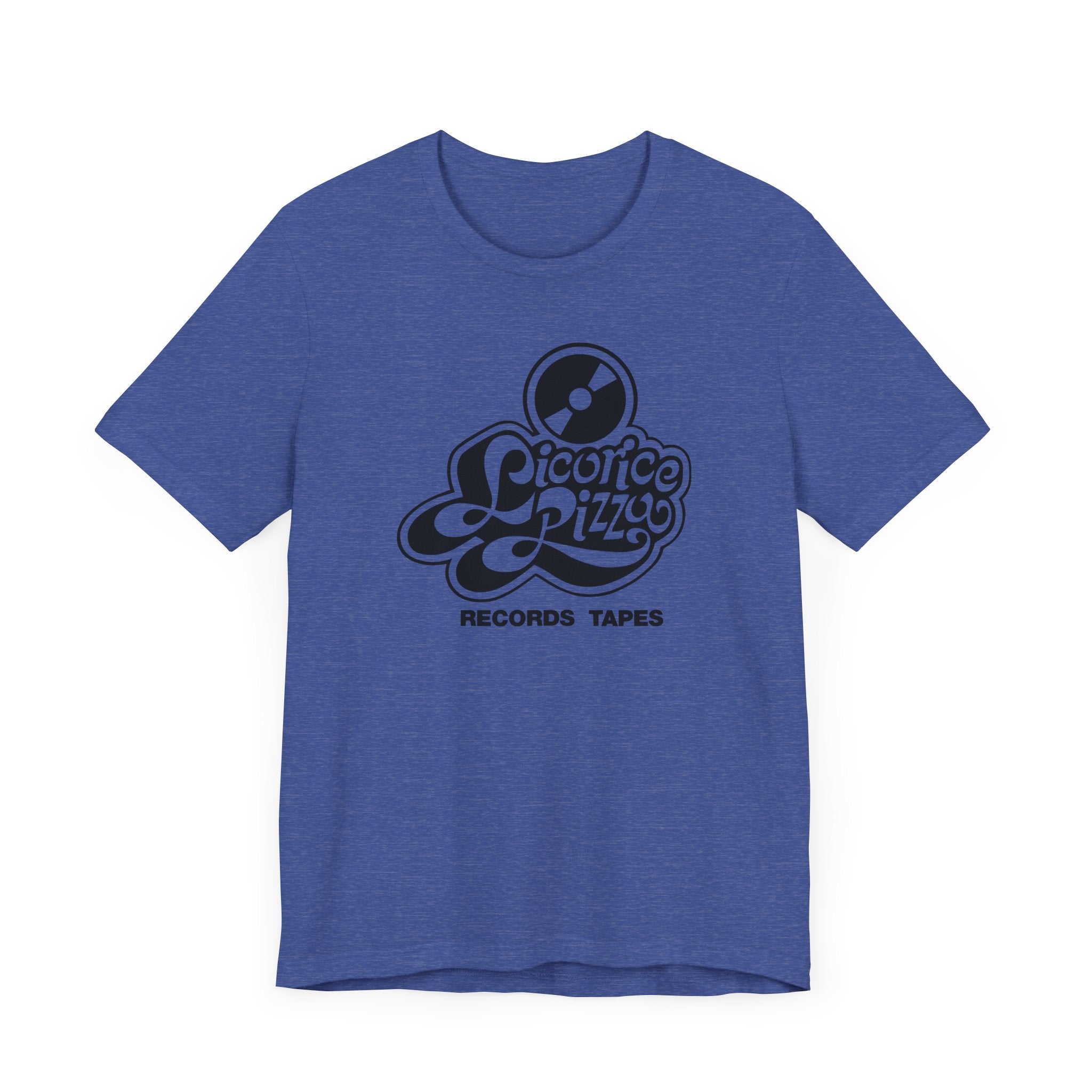 Vintage Licorice Pizza Record & Tapes Store Logo Unisex Jersey Short Sleeve T-Shirt - POPvault