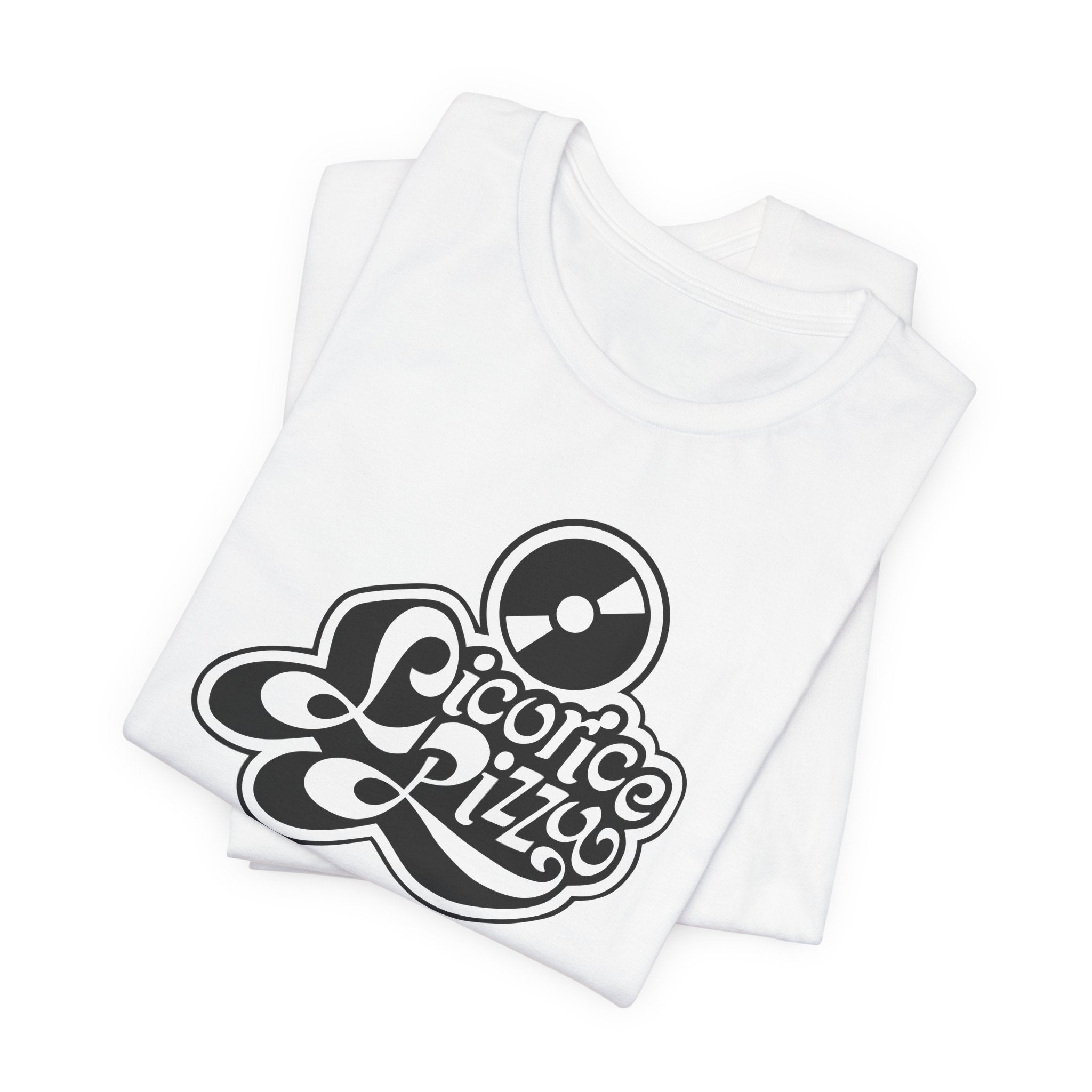 Vintage Licorice Pizza Record & Tapes Store Logo Unisex Jersey Short Sleeve T-Shirt - POPvault