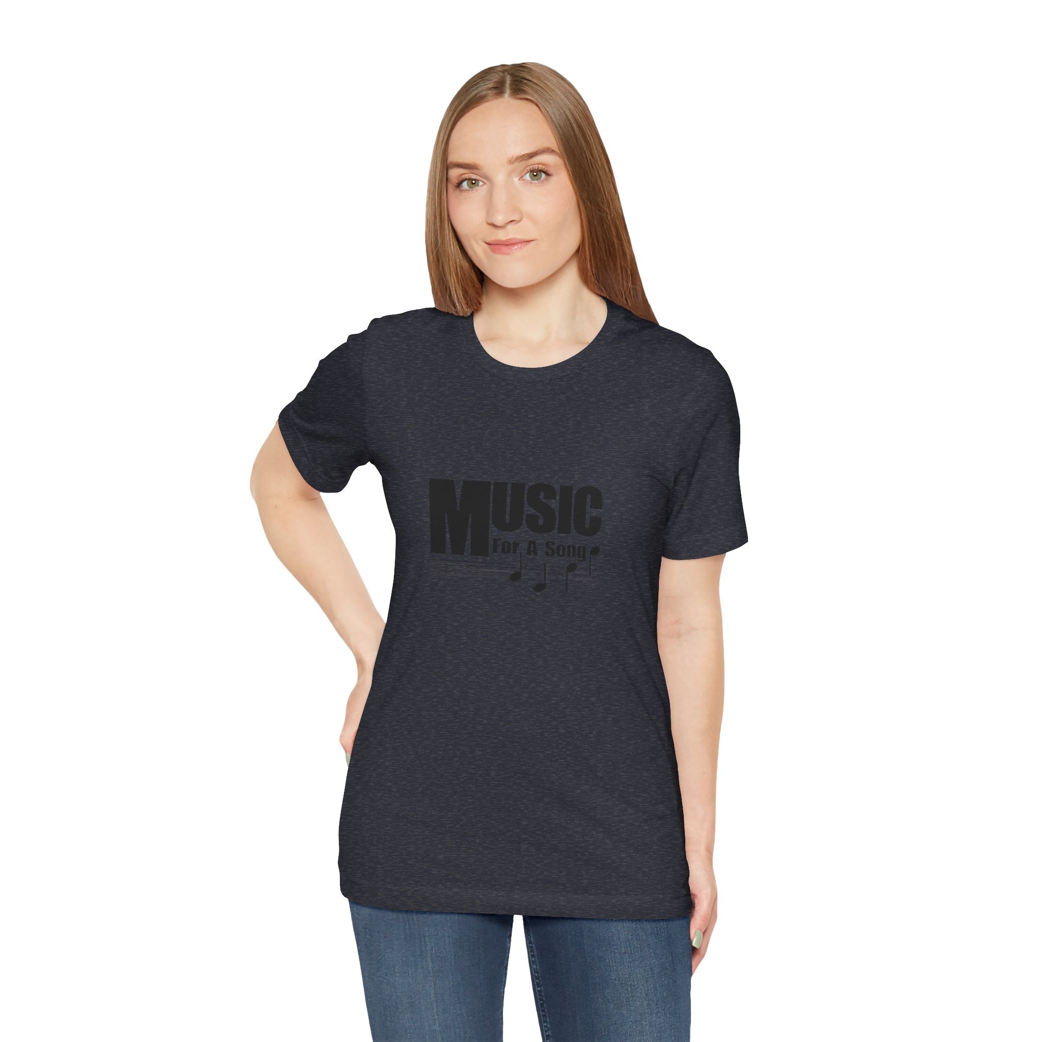Vintage Music For A Song Logo Unisex Jersey Short Sleeve T-Shirt - POPvault
