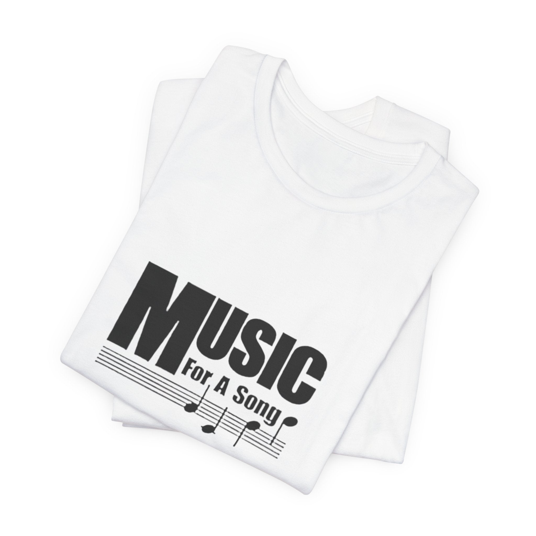 Vintage Music For A Song Logo Unisex Jersey Short Sleeve T-Shirt - POPvault